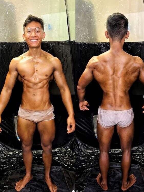 Victorian bodybuilder Jaka Achmad. Image: Instagram.