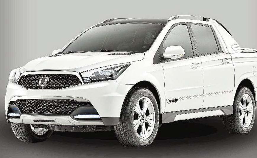 The new Ssangyong Actyon utility is likely to go on sale in Australia and across the globe from early 2012. Picture: Contributed