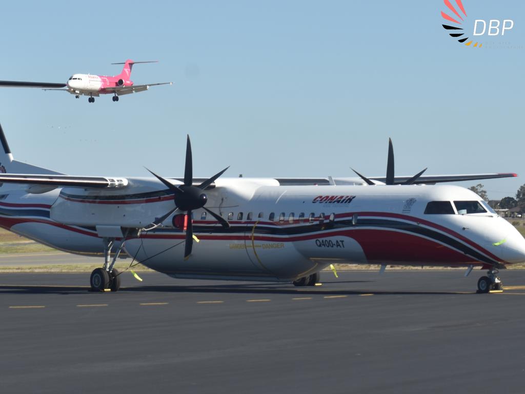 The Conair Q400AT landed in Bundaberg in September.