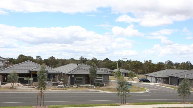 The new Claymore housing estate at the start of the year. Picture: Robert Pozo