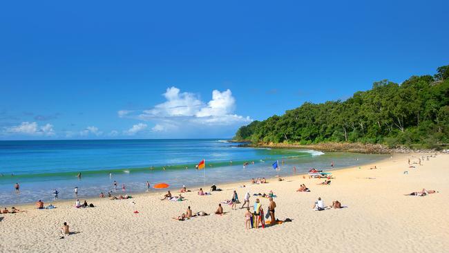 A man has been pulled from the water at Noosa Main Beach. Picture: Paul Smith