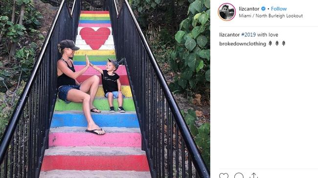 The rainbow steps also got a tick from Channel 7 star Liz Cantor. Instagram- @lizcantor