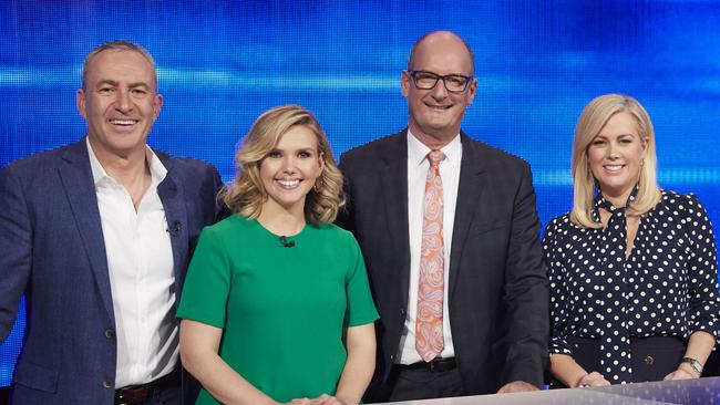 Channel 7’s Sunrise team. Picture: Channel 7.