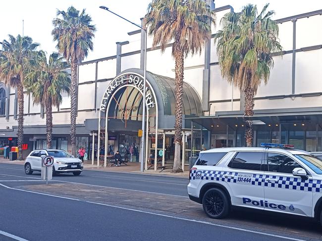 Geelong police have conducted a safety blitz in the CBD. Photos: Victoria Police.