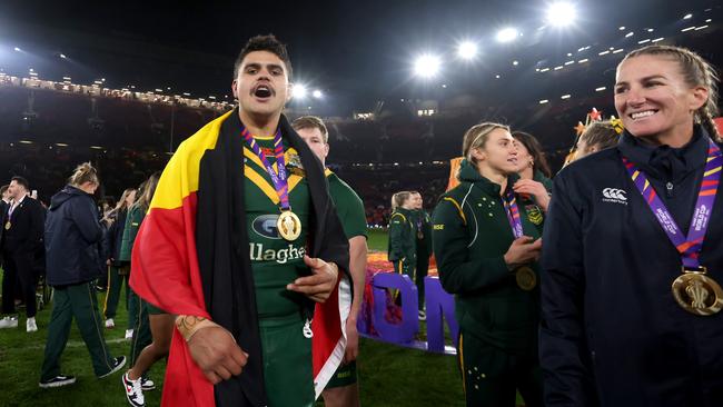 Latrell Mitchell was a part of the 50th anniversary of the Koori Knockout (Photo by George Wood/Getty Images)