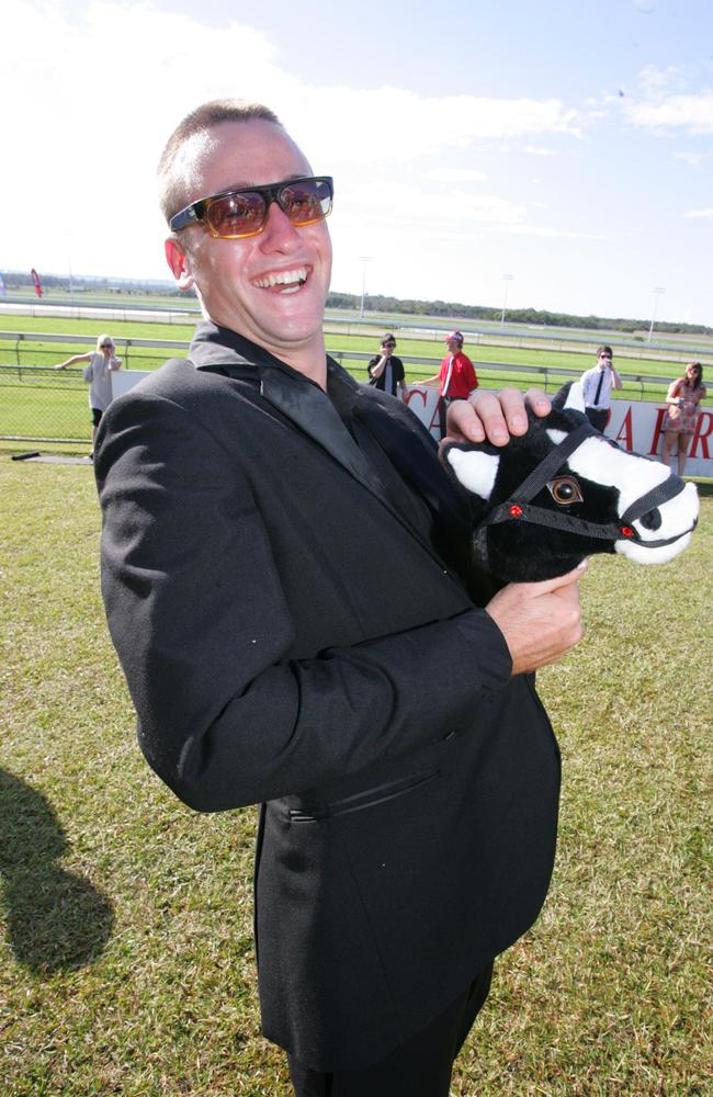 Jake Goodall and his little pony at the 2009 event. Picture: Brett Wortman
