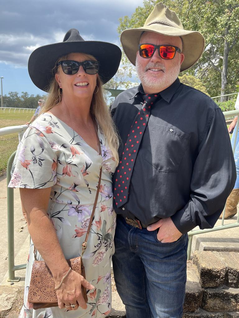 Donna and John at the Torbanlea Picnic Races.