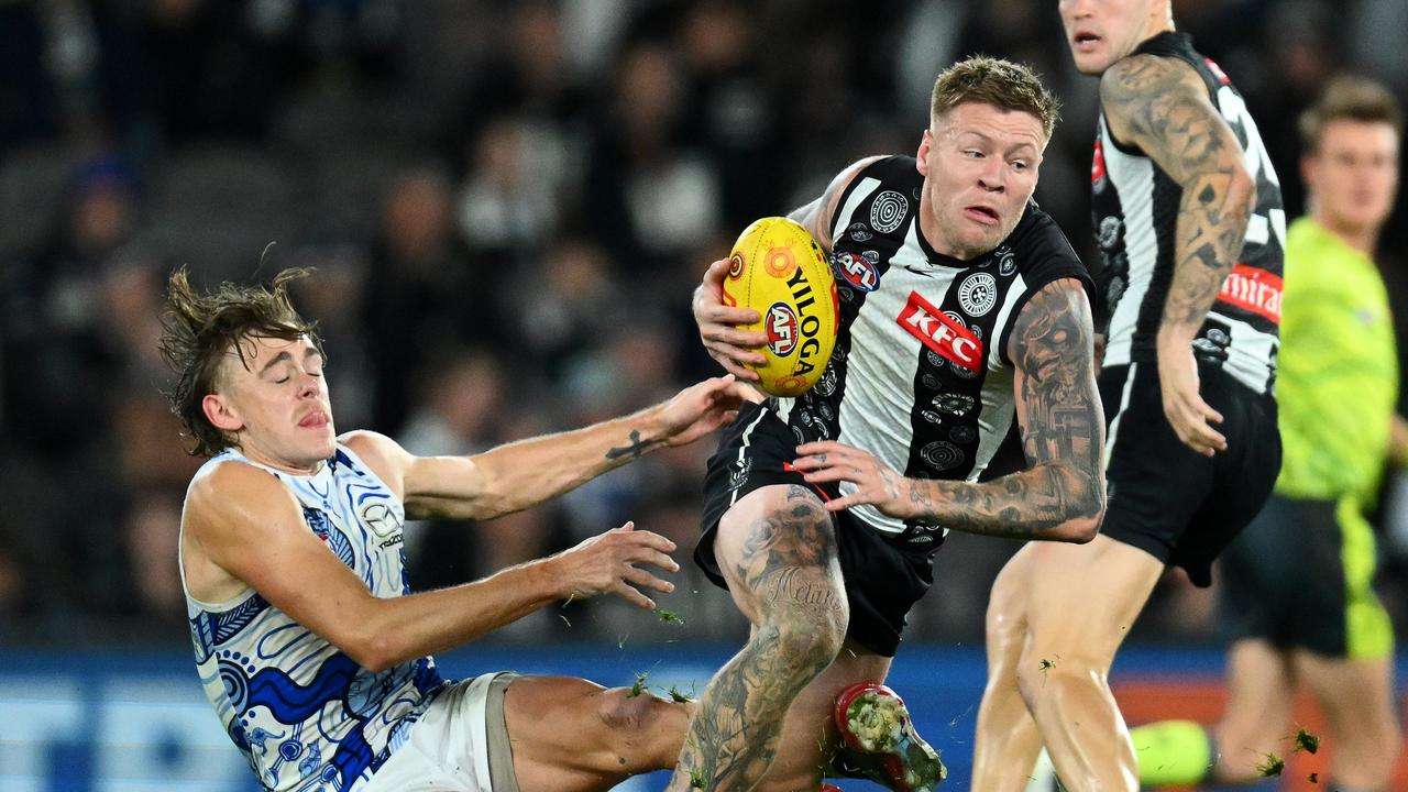 Jordan De Goey looms as a potential Brownlow Medal challenger. Picture: Quinn Rooney/Getty Images