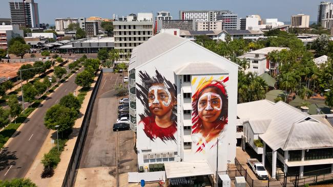 Adante Mural in Darwin has was awarded Best External Mural Silver Award. Picture: Supplied.