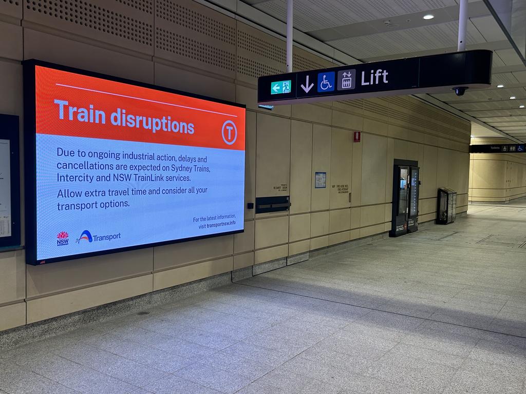 “Train disruptions” messages have become an all-too-familiar sight for Sydney commuters. Picture: Supplied.