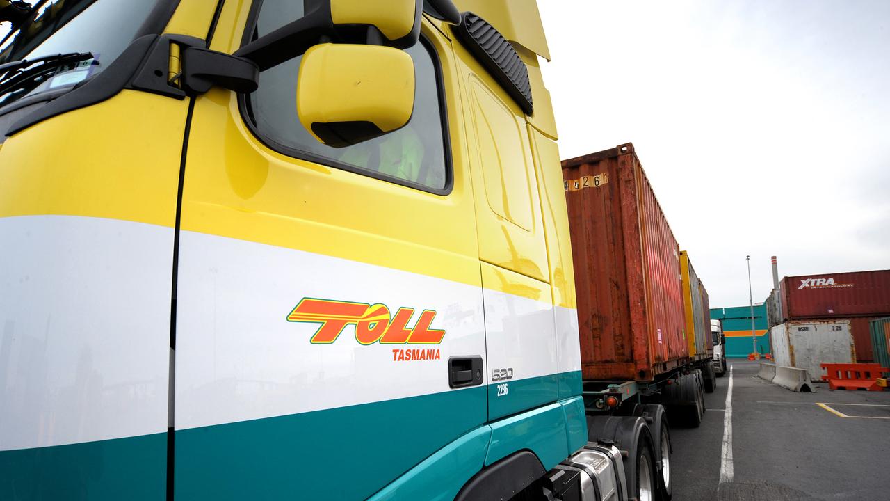 Freight companies such as Toll are set to benefit from a new data hub. Picture: Carla Gottgens/Bloomberg News