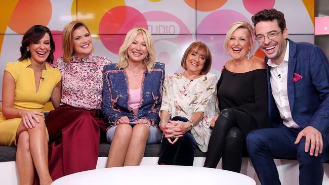 Kerri-Anne Kennerley and Natarsha Belling were among the Studio 10 staff axed. Picture: Tim Hunter.