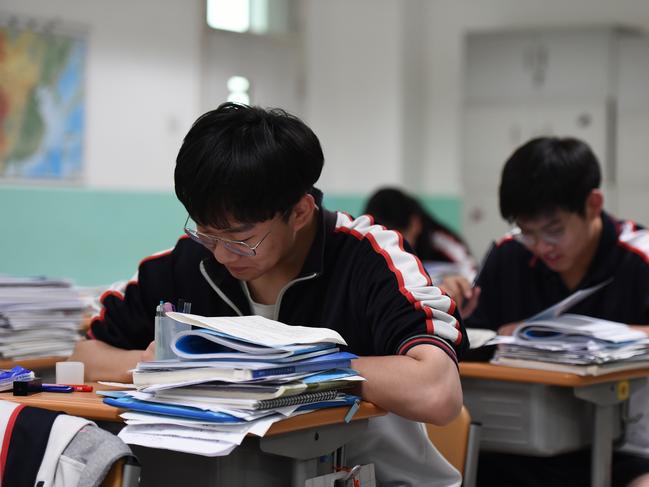 Chinese students scored higher than other countries. Picture: Getty