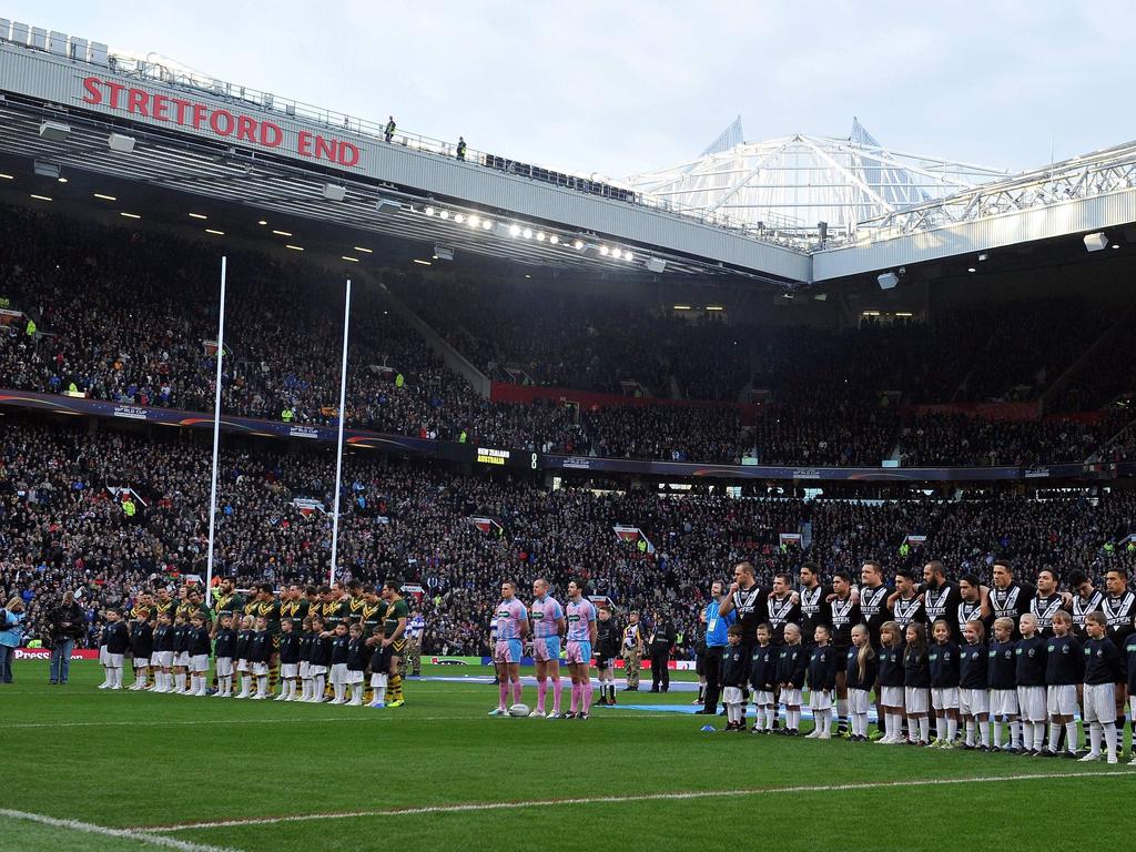 The 2013 Rugby League World Cup was also held in England. (Photo by Paul ELLIS / AFP)