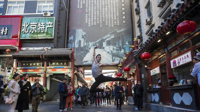 The Australian Ballet in China. Newly appointed Principal Artist Brett Chynoweth in Beijing