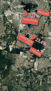 95 suburbs hit $1 median in 2023