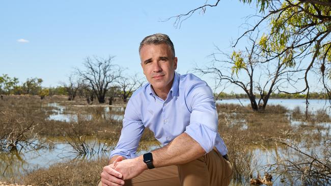 Premier Peter Malinauskas in Berri, February 5, 2023. Picture: Matt Loxton