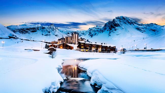 Tignes in France is one of the most Christmas-looking places on the planet to spend a white christmas