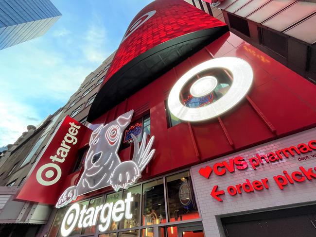 Not your average Aussie Target. because this one is in Times Square, New York. Picture: Benedict Brook/news.com.au