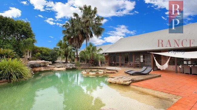 Wajahat Rana’s northwest Sydney farmhouse home is valued around $5m and comes with a natural swimming pool.
