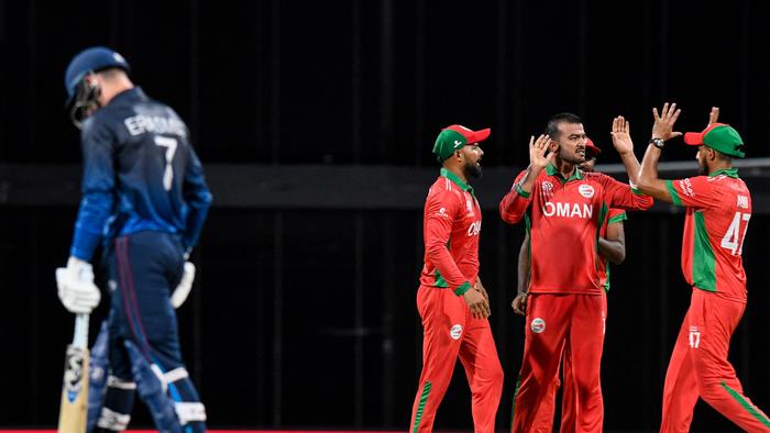 Cricket: Men's T20 World Cup, Group B, Namibia v Oman