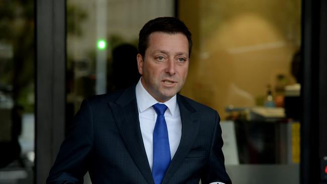 Opposition Leader Matthew Guy has backed Lynette’s Law. Picture: Andrew Henshaw