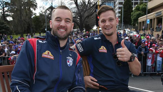 Matt Suckling was at last year’s Grand Final parade but did not play in the decider. Picture: Michael Klein