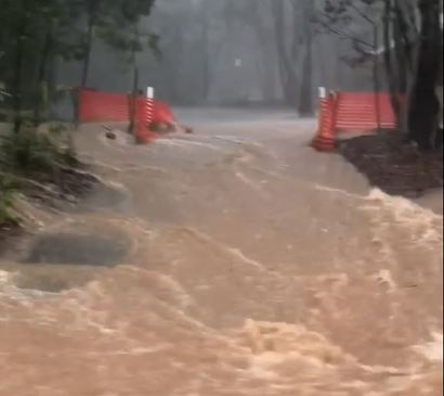 Flooding at Burleigh Heads