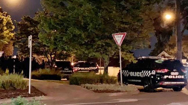 Commuters and residents terrified after youths wreak havoc near Banjo Paterson Park in Lynbrook. Picture: Facebook