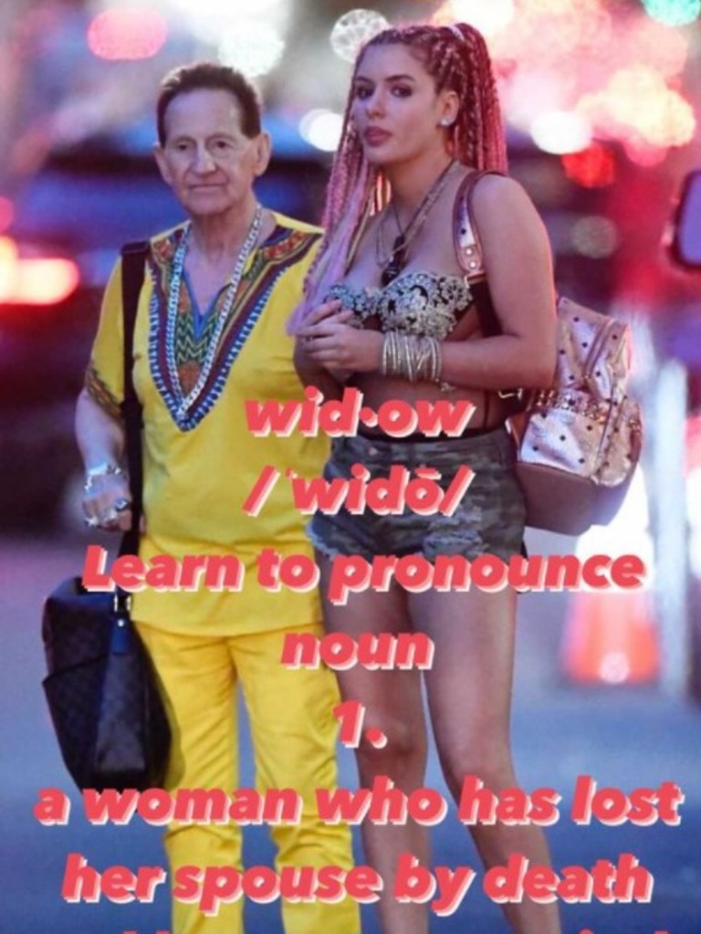 Geoffrey Edelsten had no money widow, Gabi Grecko tells