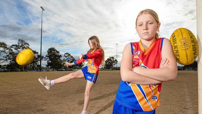 Maribyrnong Park under 12 girls team has called out discrimination after the division won't have a finals series in the EDFL while the boys sides will. Picture: Jason Edwards