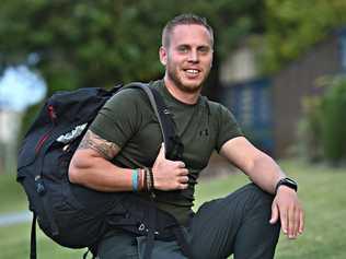 MEMORABLE TRIP: Chris Stockwell trekked to Mt Everest base camp in honour of his friend Ricky Miller. Picture: Warren Lynam