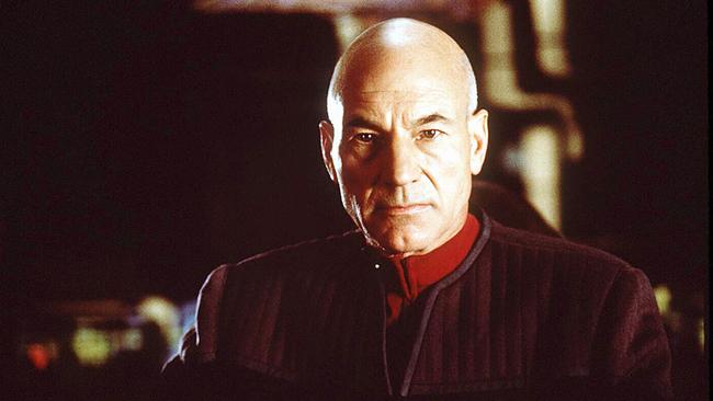 Patrick Stewart in Star Trek: First Contact.