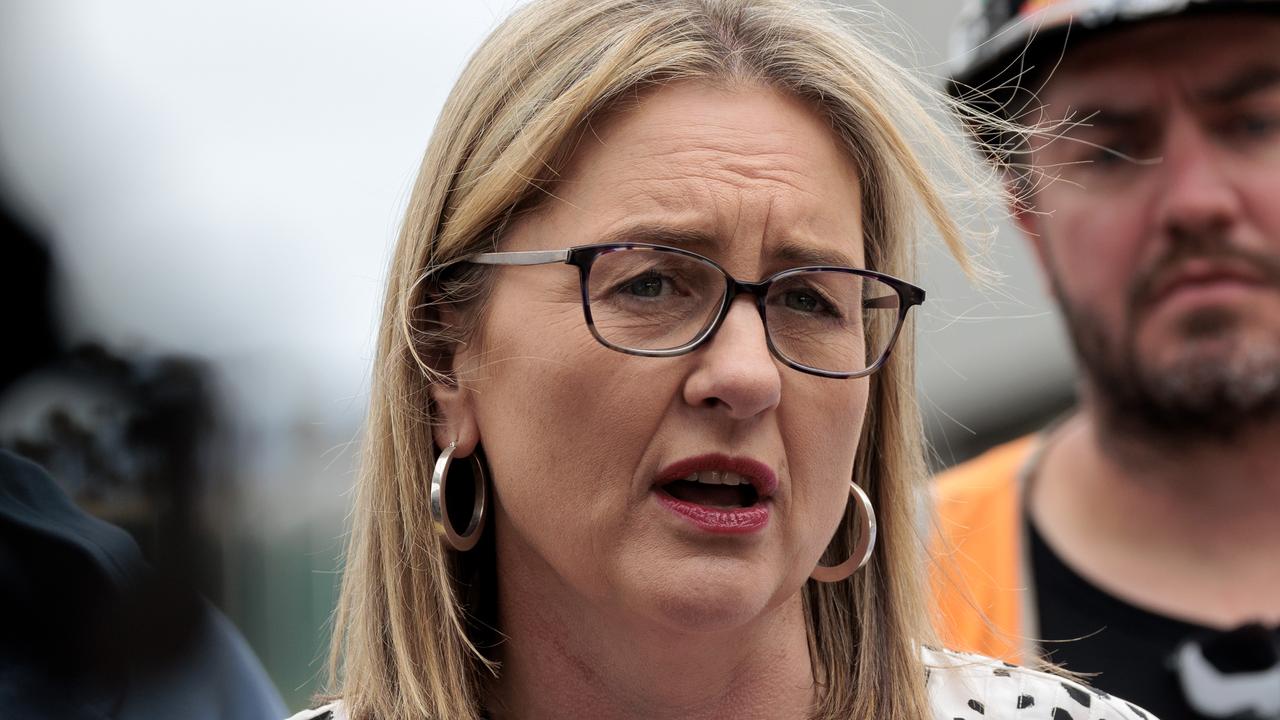 Minister for Transport Infrastructure, Jacinta Allan has given insight into her current and potential future portfolios. Picture: NCA NewsWire / David Geraghty