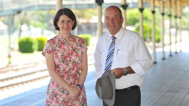 Gladys Berejiklian with Daryl Maguire.