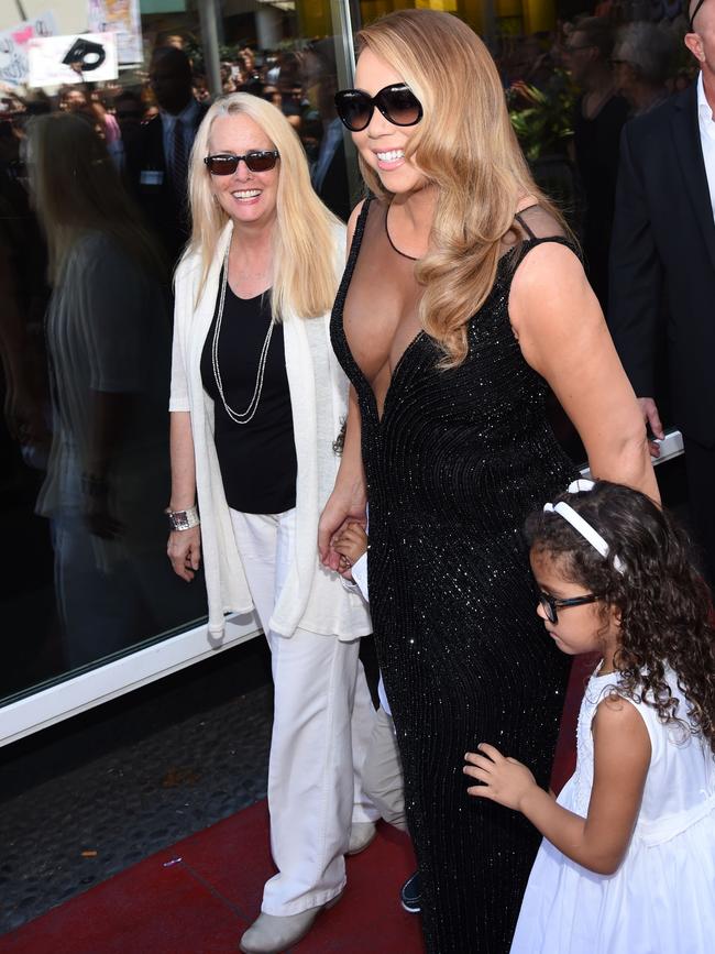 Mariah with mother Patricia Hickey. Picture: Buckner/Variety/Penske Media via Getty Images