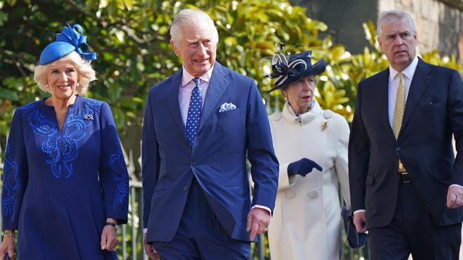 King Charles’ mistake allowing Prince Andrew to be centre stage at Easter service. Picture: Yui Mok/AFP