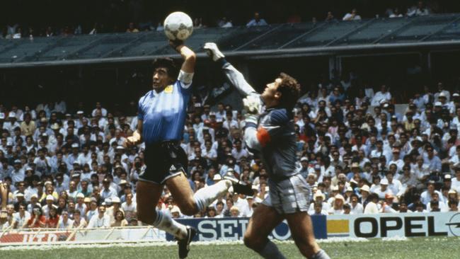 England is still reeling from this allowed goal in the 1986 Football World Cup.