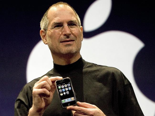 Apple co-founder Steve Jobs launched the first iPhone, a device that put the company on the path to becoming the world’s richest.