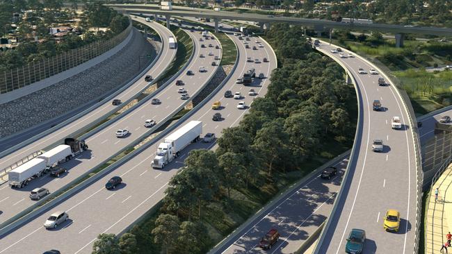 North East Link is tipped to be used by 135,000 vehicles each day.