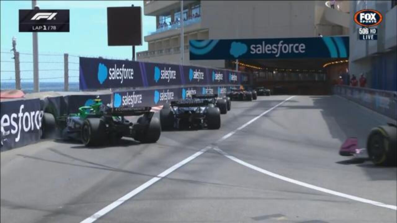 VSC needed on opening lap in Monaco!