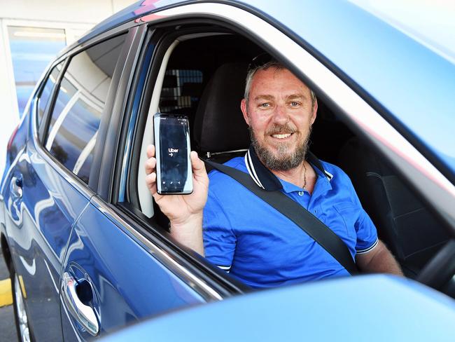 Hervey Bay Uber driver Scott Cabrie was another victim of crime.