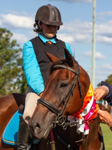 8th place in the PQC State Showjumping Championships 12 and Under 70cm class.