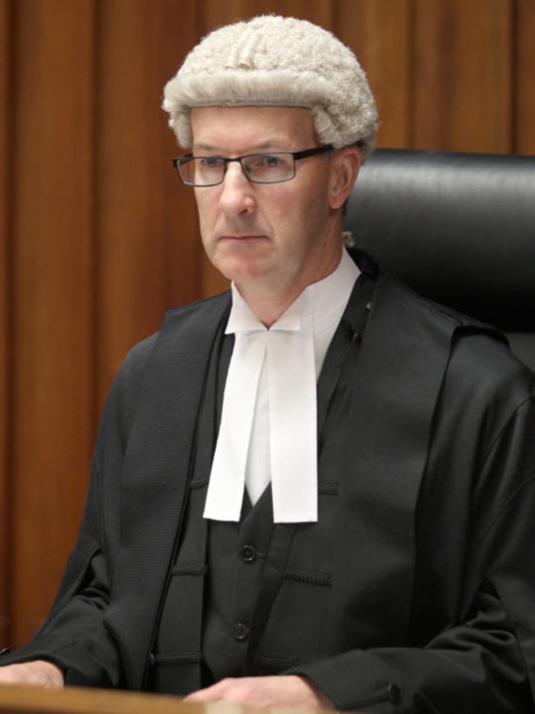 Justice Robert Pearce. Supreme of Tasmania judges. Picture: SUPPLIED