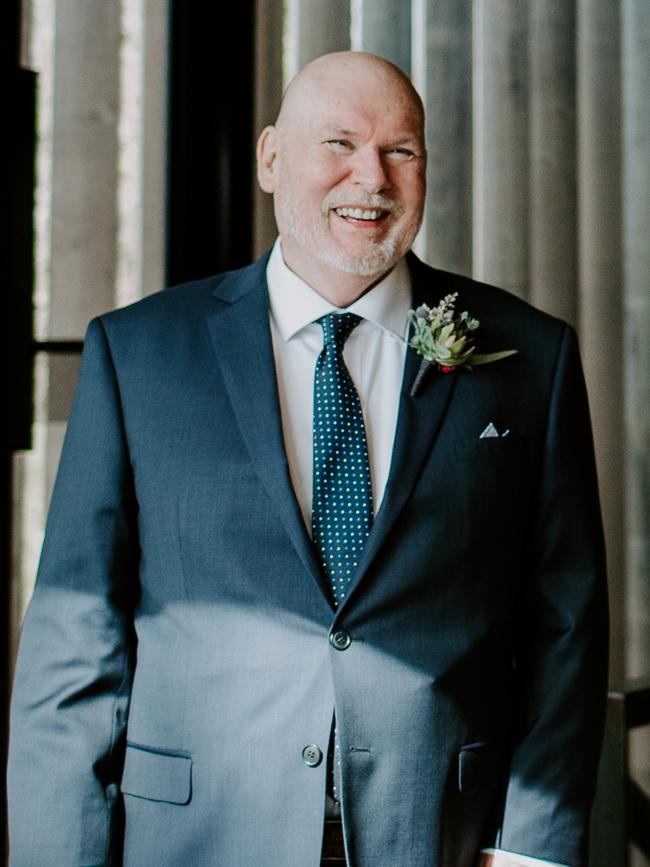 Leigh Mundy on his daughter’s wedding day last December. Picture: Sophie Sullivan Photography