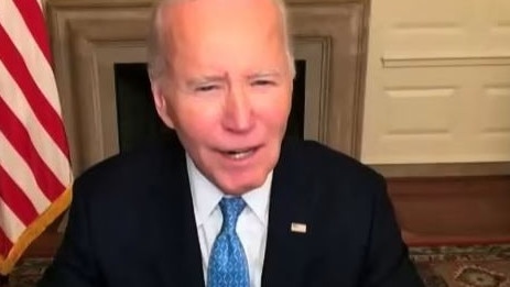 Mr Biden on the stream in question.