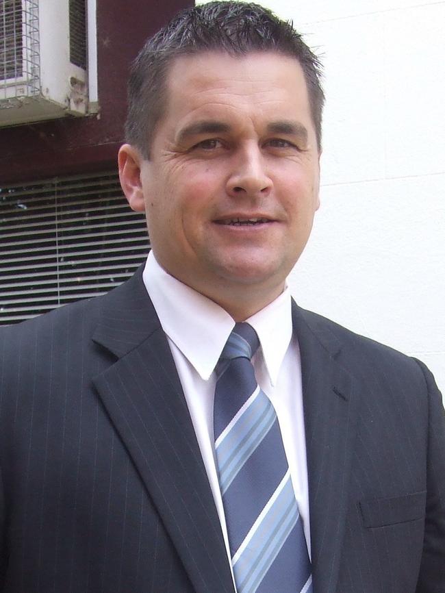 Detective Leading Senior Constable Jason Bray, author of the book <i>Ice Nation</i>.