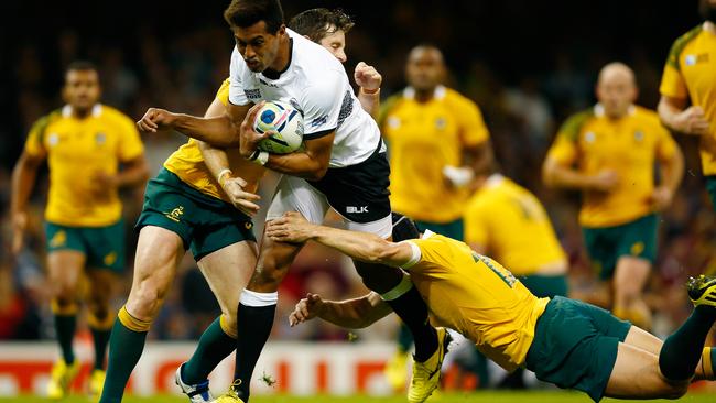 After bossing the first half Australia let Fiji back in to the contest after the break.