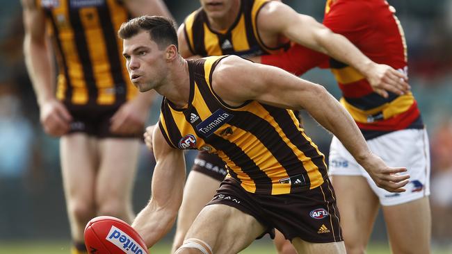 Jaeger O’Meara missed Hawthorn’s big loss to St Kilda.