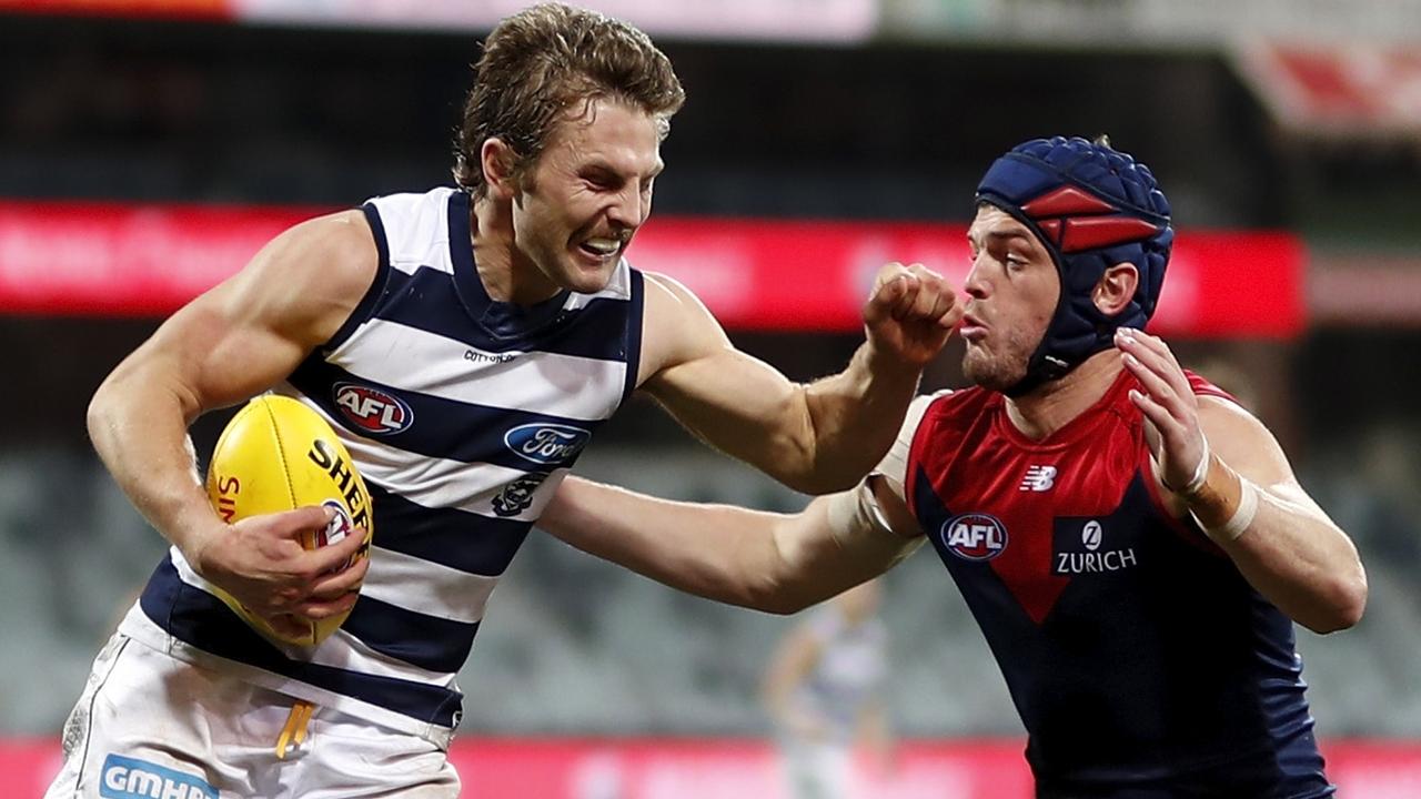AFL Geelong Cats coach Chris Scott says preliminary finals can be more nerve-racking than grand finals, Melbourne Demons